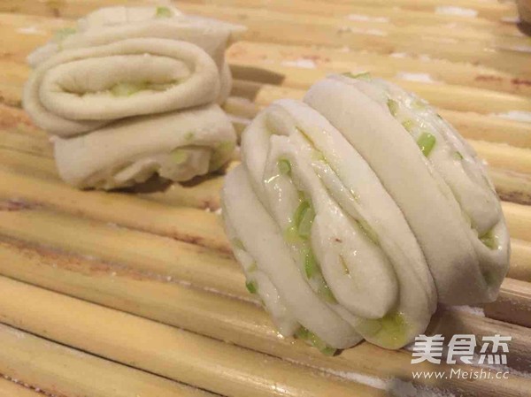 Chopped Green Onion Rolls recipe