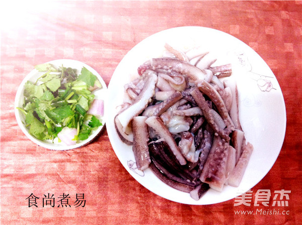 Boiled Squid Whiskers recipe