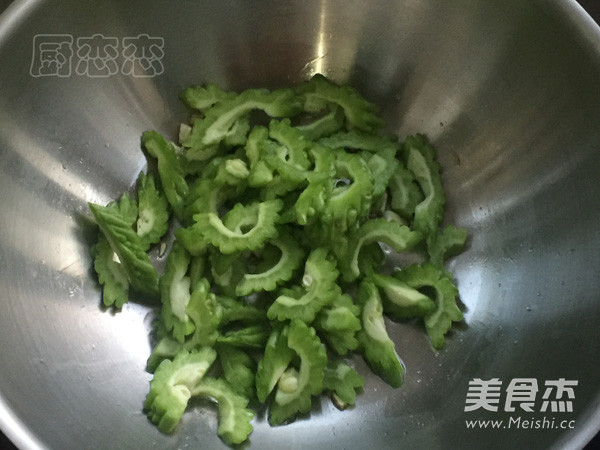 Bitter Gourd Fried Shrimp recipe