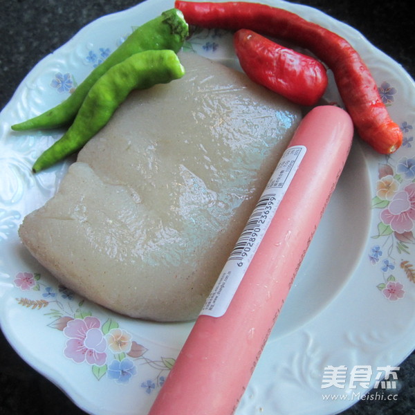 Baked Ham with Konjac Tofu recipe