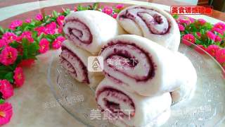 Purple Potato Coconut Flower Roll recipe