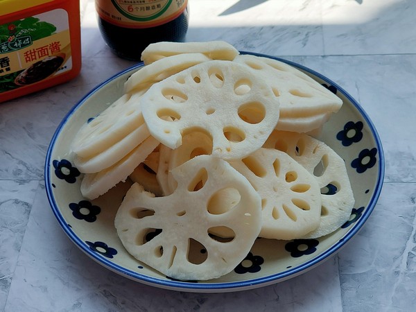 Roasted Lotus Root with Sauce recipe