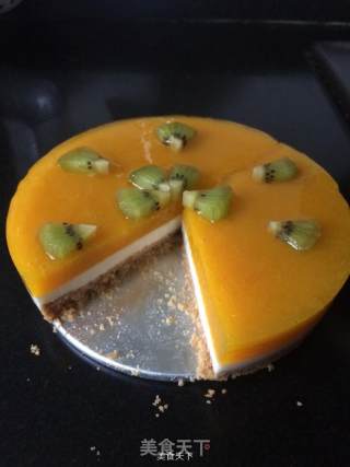 Mango Yogurt Mousse Cake recipe