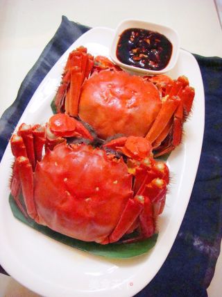 Steamed Hairy Crabs recipe