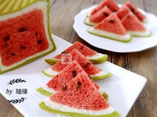 #aca烤明星大赛#pseudo Watermelon Breakfast recipe