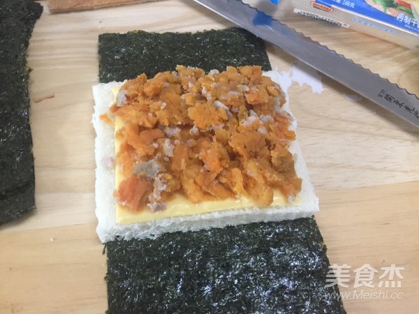 Sweet Potato Toast Roll Bento recipe