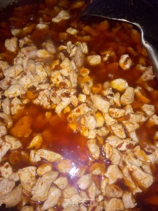 Diced Pork in Red Oil recipe