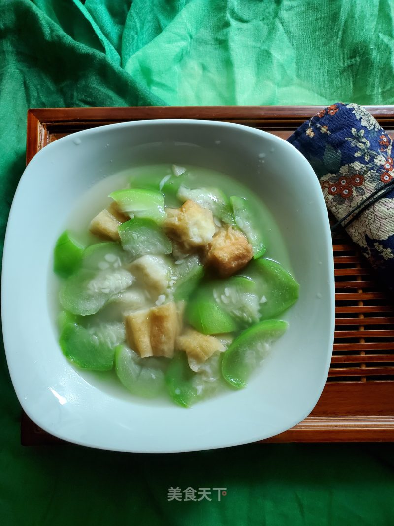 Loofah You Tiao Soup recipe