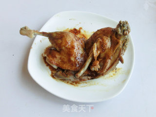 Steamed Duck with Plum Dried Vegetables recipe