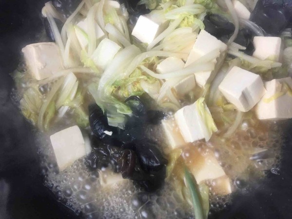 Tofu Stewed with Cabbage recipe