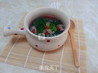 Wolfberry Pork Liver Soup recipe