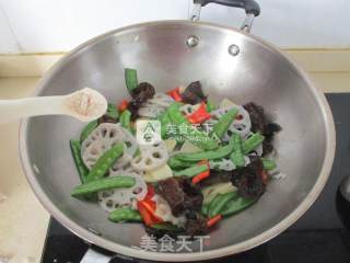 Stir-fried recipe