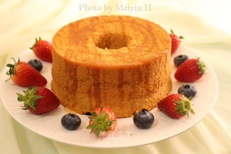 Maple Syrup Chiffon Cake