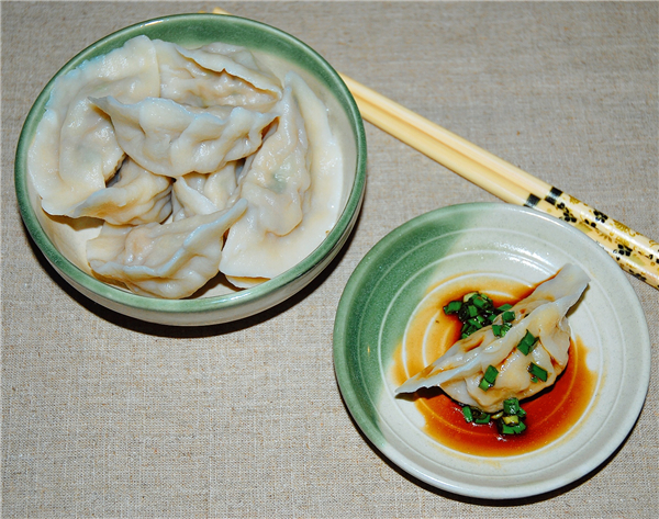 Lotus Root Pork Dumplings recipe