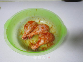 #aca Fourth Session Baking Contest# Golden Fried Rice with Chicken Drumsticks and Chicken Drumsticks recipe