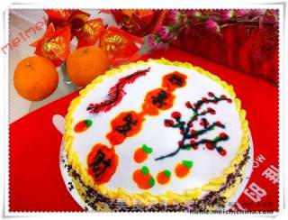 Chinese New Year Cake Diy@@爆竹迎新春 Sponge Cake recipe