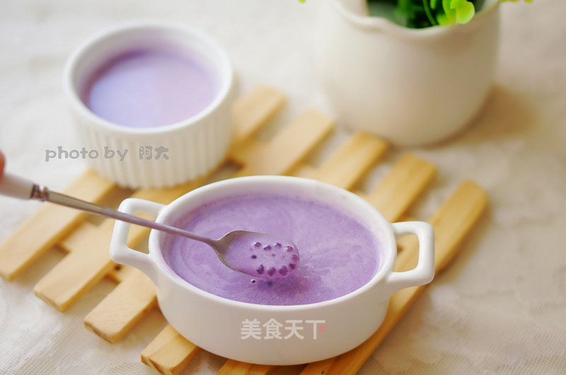 Purple Sweet Potato Sago recipe