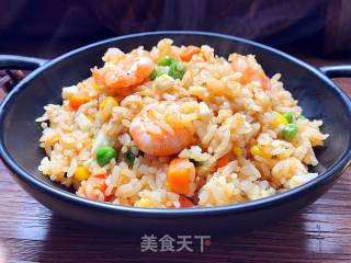 [shanghai] Fried Rice with Shrimp Sauce and Salted Egg recipe