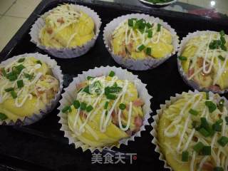 #aca烤明星大赛# Scallion Ham Roll recipe