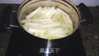Orange Juice Melon Strips recipe