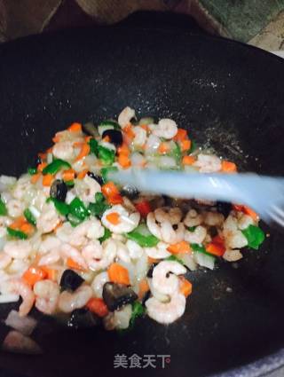 Colorful Cashew Shrimp recipe