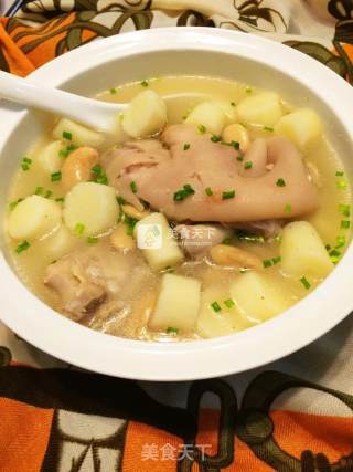 Snow Peas and Yam Hoof Flower Soup recipe