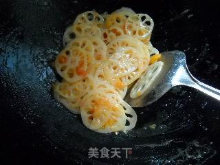 Fresh Lotus Root Slices in Tomato Sauce recipe