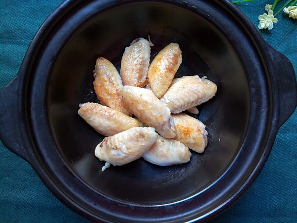 Roasted Chicken Wings with Hericium recipe