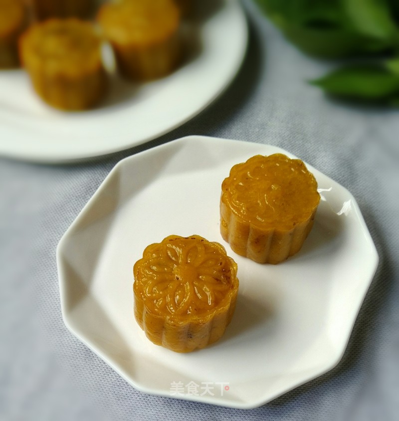 Pumpkin Steamed Mooncake recipe