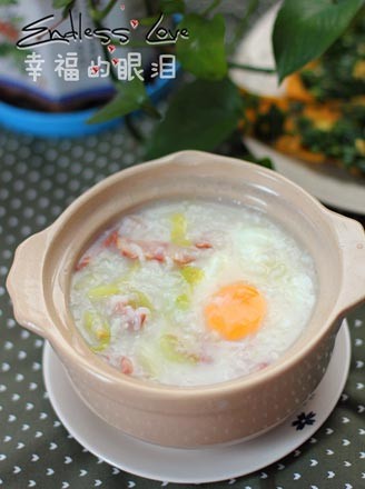 Bacon Nest Egg Casserole Congee recipe