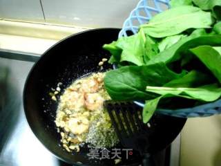 One of The Spinach Making Series "shrimp and Spinach Salad" recipe