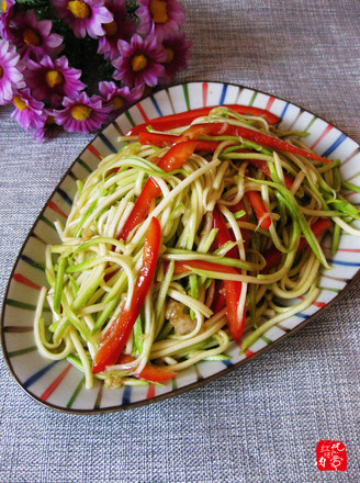 Shredded Zucchini Salad