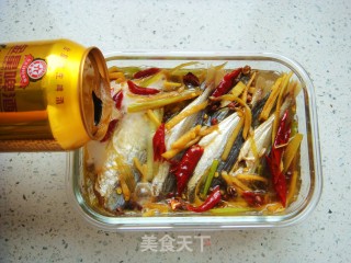 Beer Steamed Dried Fish recipe