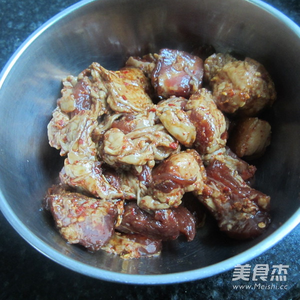 Diced Pork with Dried Radish Strips recipe