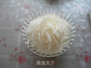 Honey Mixed with White Radish recipe