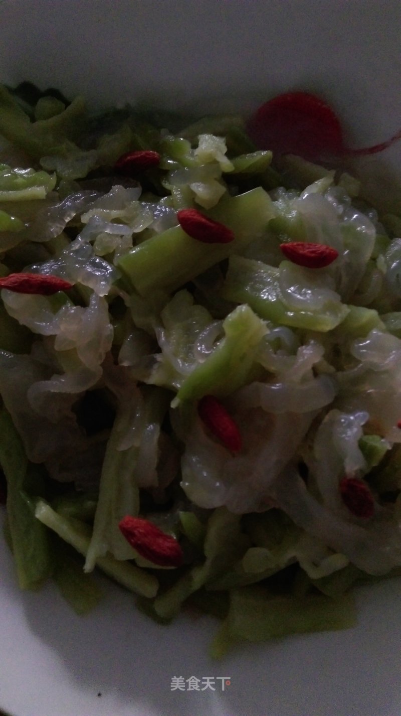 Bitter Gourd Mixed with Stings recipe