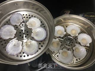 Steamed Scallops with Garlic Vermicelli recipe