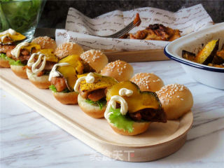 #柏翠大赛# High-value, Super Delicious Mini Burger recipe