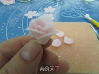 Fondant Cake---peach Blossom recipe