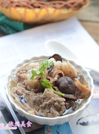 Fish and Mushroom Spare Rib Soup recipe