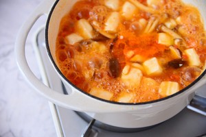 Concentrated Tomato, Mushroom and Tofu Soup recipe