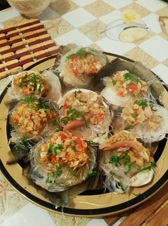 Steamed Scallops with Garlic Vermicelli recipe