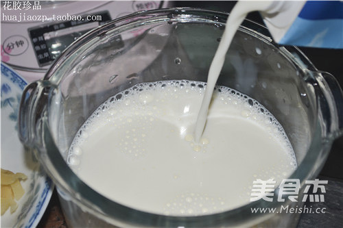 Flower Maw Milk Jelly recipe