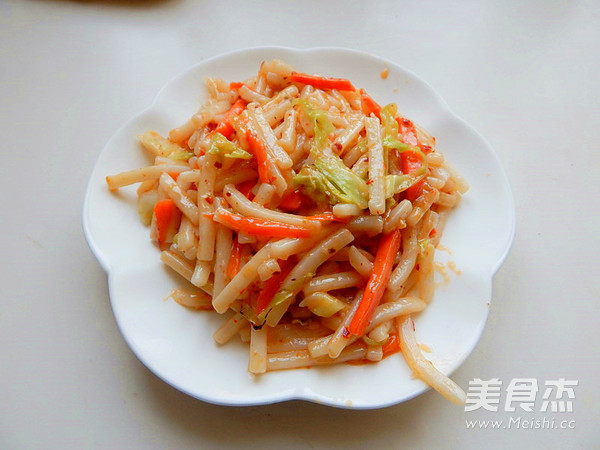 Fried Rice Cakes with Spicy Oil recipe