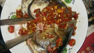 Rice Cooker Steamed Fish Head recipe