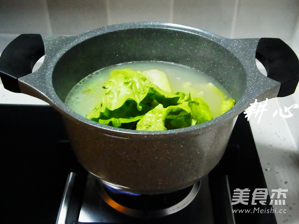 [first Issue] Fish Skin Lettuce Soup recipe