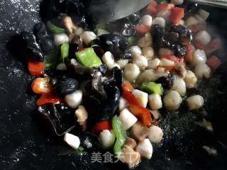 Stir-fried Fresh Scallops recipe