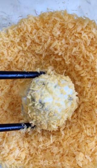 Golden Sticky Rice Shrimp Balls recipe