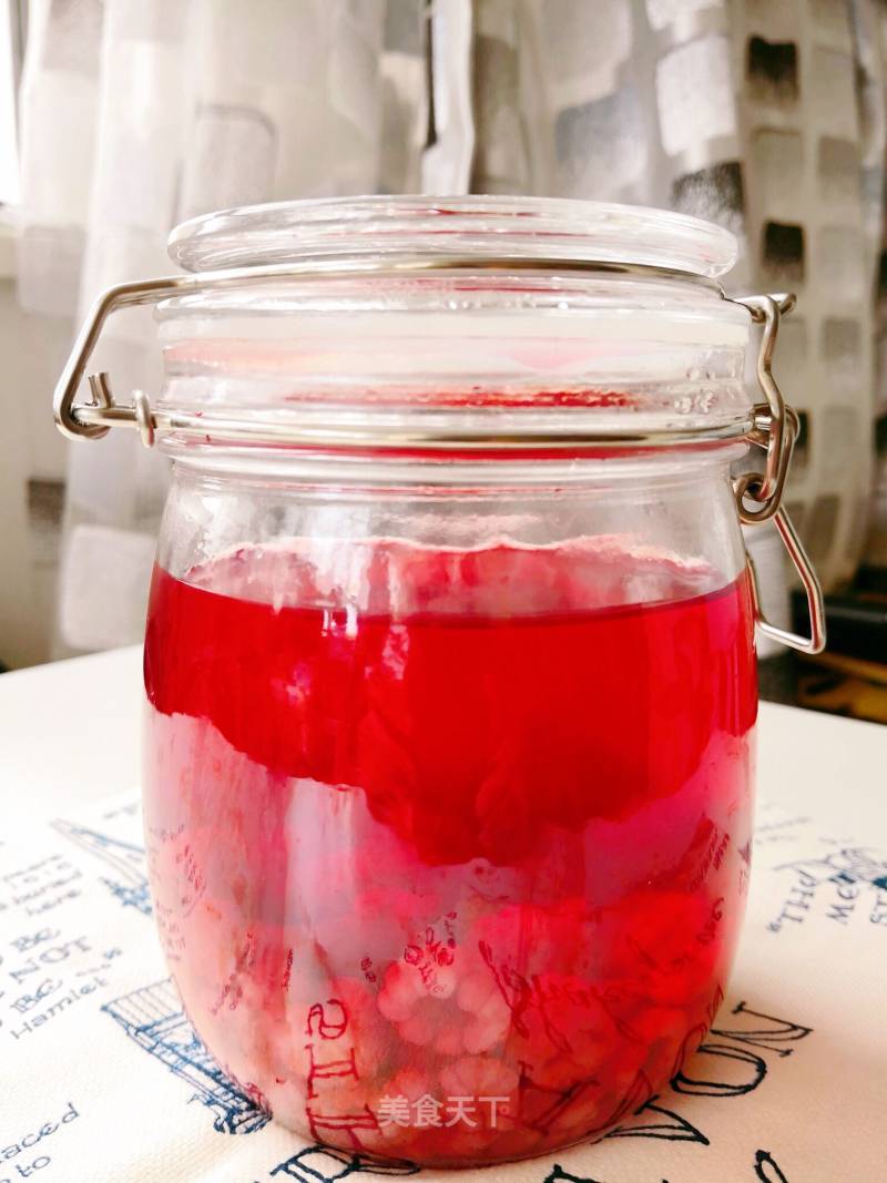Canned Raspberry with Rock Sugar recipe