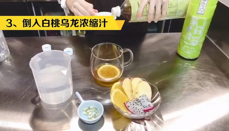 Homemade｜peach Blossom Jasmine Fruit Tea recipe